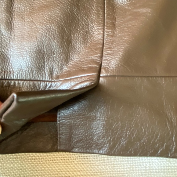 Mix-It Womens Brown Soft Leather Western Casual Skirt- Sz-4 - Picture 7 of 14